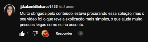 Depoimento de aluno sobre as aulas do Filipe Fernandes